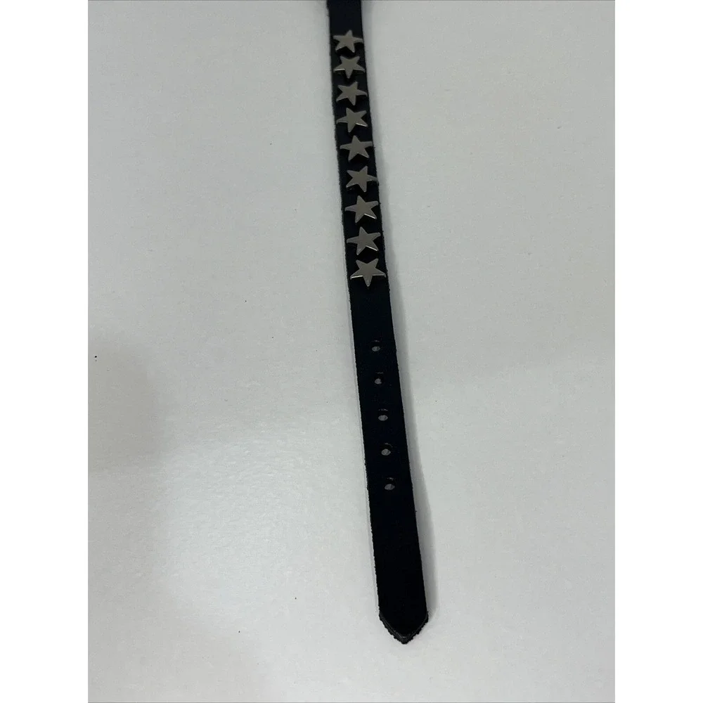 Lot of‎ 5 Punk Rock Star Studded Faux Leather Black- Brand New Sealed